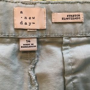 A New Day Size 14 blue cotton shorts